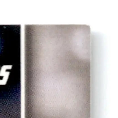 Light gray rectangular item with rounded corner from 2020 Topps Baseball Mets Brandon Nimmo card