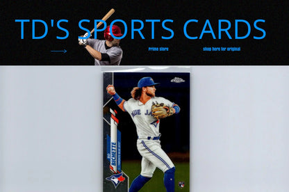 2020 Topps Chrome Bo Bichette Baseball Trading Card for Collectors