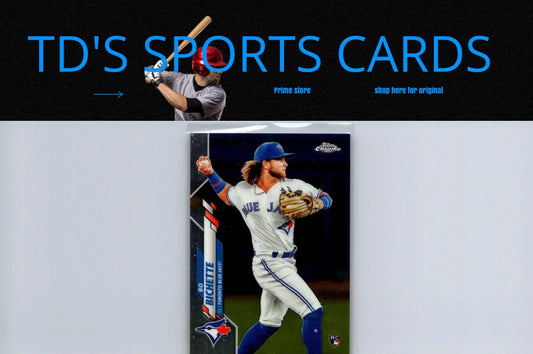 2020 Topps Chrome Bo Bichette Baseball Trading Card for Collectors