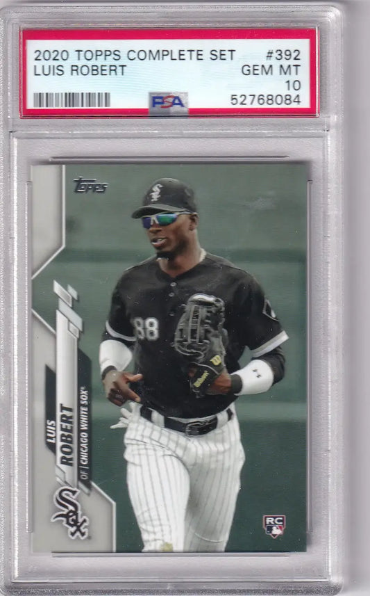 Graded 2020 Topps Complete Set PSA 10 Luis Robert Chicago White Sox baseball card