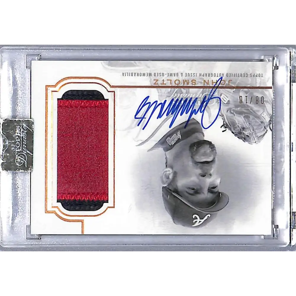 2020 Topps Dynasty #DAPJS5 John Smoltz NM-MT MEM Auto 8/10 Atlanta Braves Baseball Card