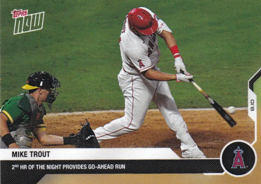 Mike Trout 2020 TOPPS NOW #84 Baseball Card from Angels Trading Cards collection