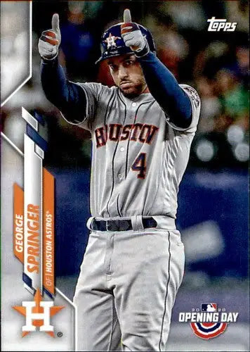 2020 Topps Opening Day #146 George Springer NM-MT Astros ID:26802 - Trading Cards