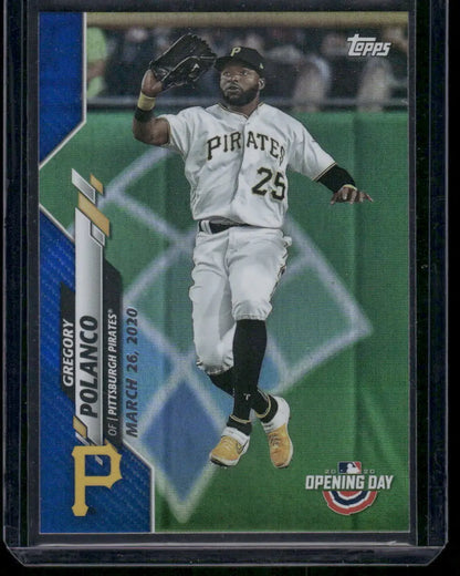 2020 Topps Opening Day Gregory Polanco baseball card for Opening Day Gregory Polanco collection