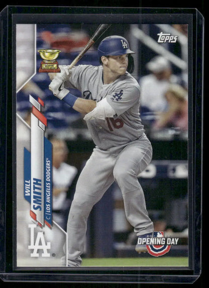 Topps Opening Day Will Smith Los Angeles Dodgers baseball card 2020