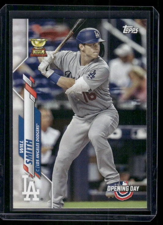 Topps Opening Day Will Smith Los Angeles Dodgers baseball card 2020