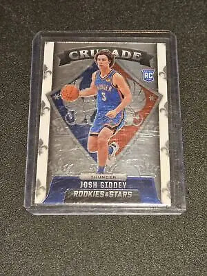 Josh Giddey basketball card from Panini Chronicles featuring Oklahoma City Thunder player