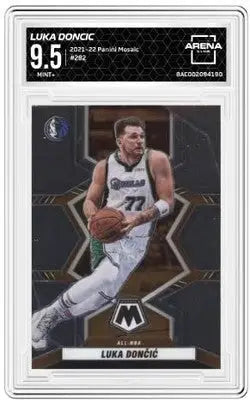 Panini Mosaic Luka Dončić basketball card from 2021-22 Arena Club series