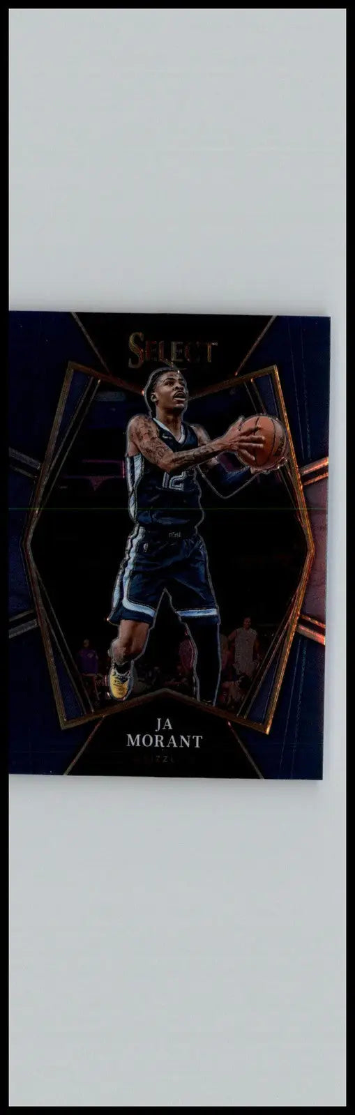 Ja Morant basketball card from Panini Select Morant Blue Memphis Grizzlies retail base