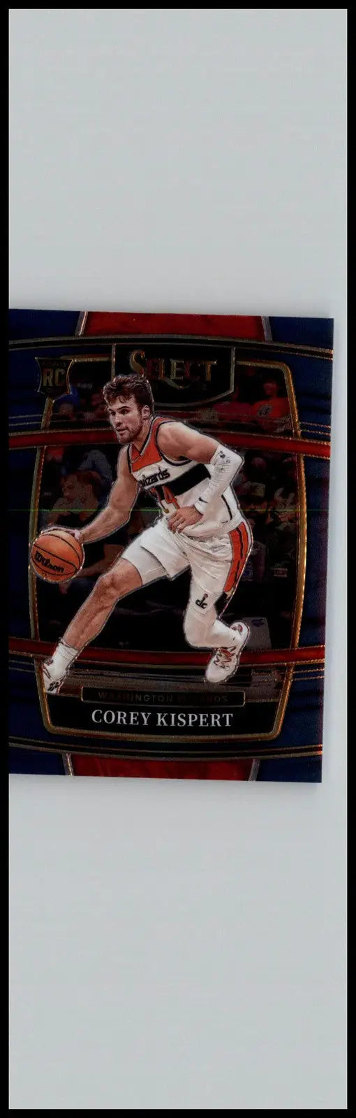 Corey Kispert basketball card featuring Corey Kispert Blue from Panini Select 2021-22
