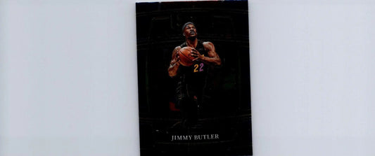 Jimmy Butler basketball card from 2021-22 Panini Select Orange Flash Prizms