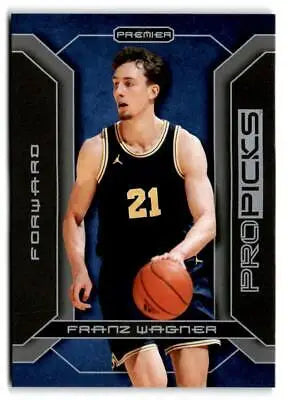 Franz Wagner basketball card from 2021-22 Pro Picks Premier #PP-18 collectible