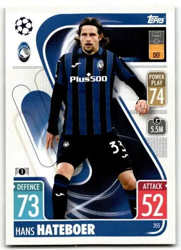 Original gloss of Hans Hateboer 2021-22 Topps Match Attax UEFA Champions League card