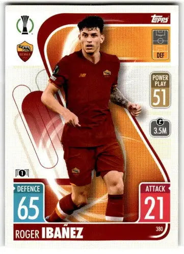 Original gloss 2021-22 Topps Match Attax UEFA Champions League Roger Ibanez sports card