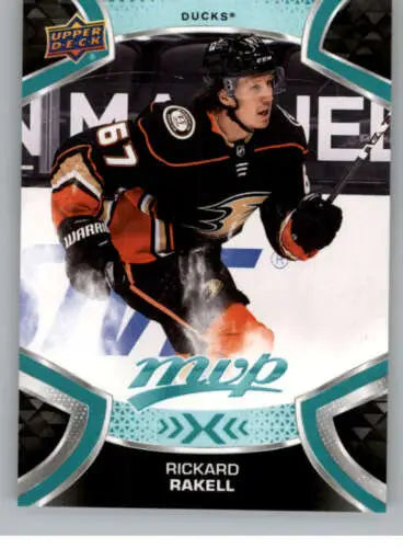 Rickard Rakell hockey card 2021-22 Upper Deck MVP original gloss Ducks ID:39427
