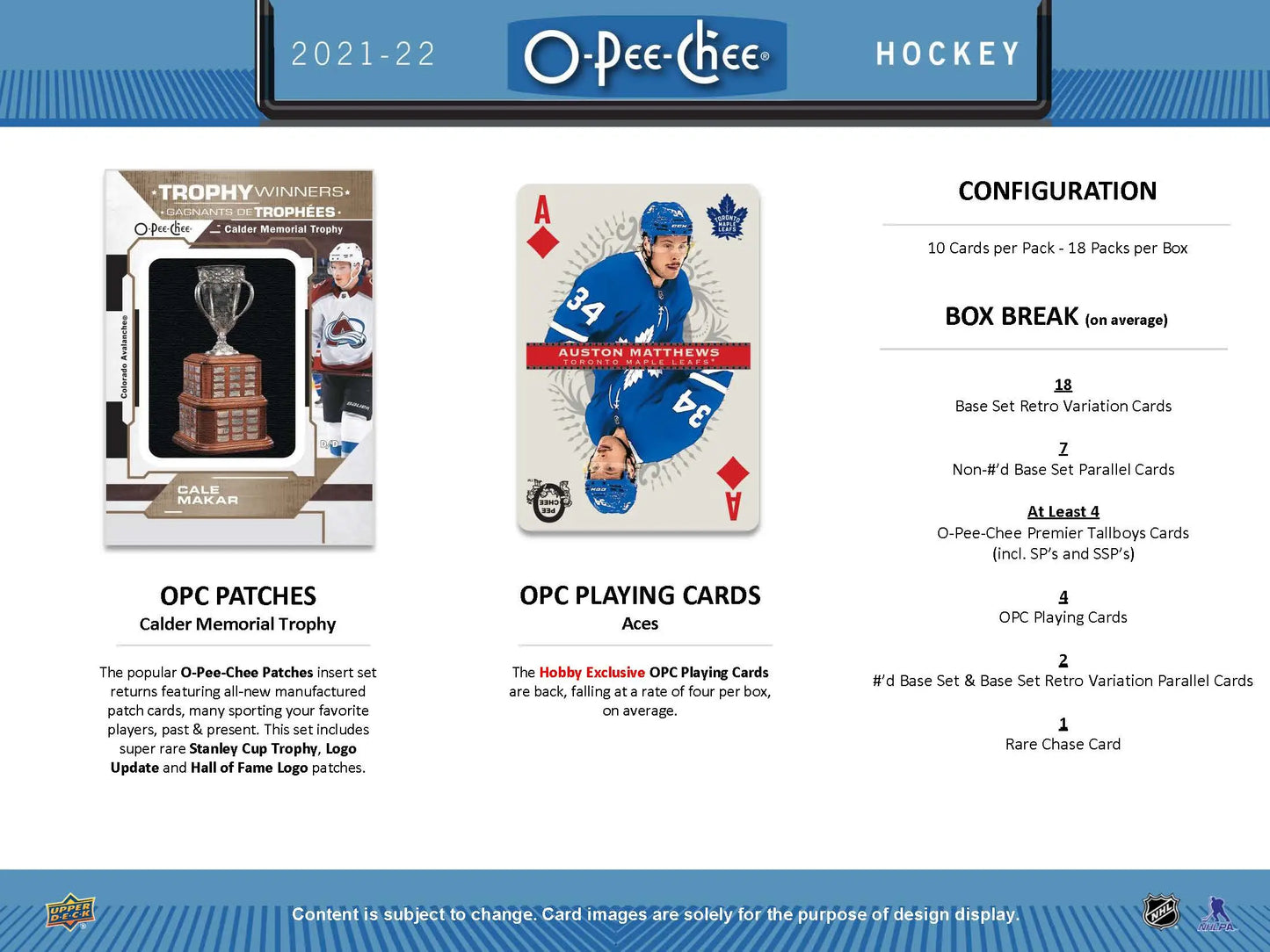 2021-22 Upper Deck O-Pee-Chee Hockey Sealed Hobby Box - Sports Cards - Hockey Sealed