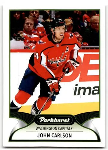2021-22 Upper Deck Parkhurst John Carlson hockey card Capitals NM-MT