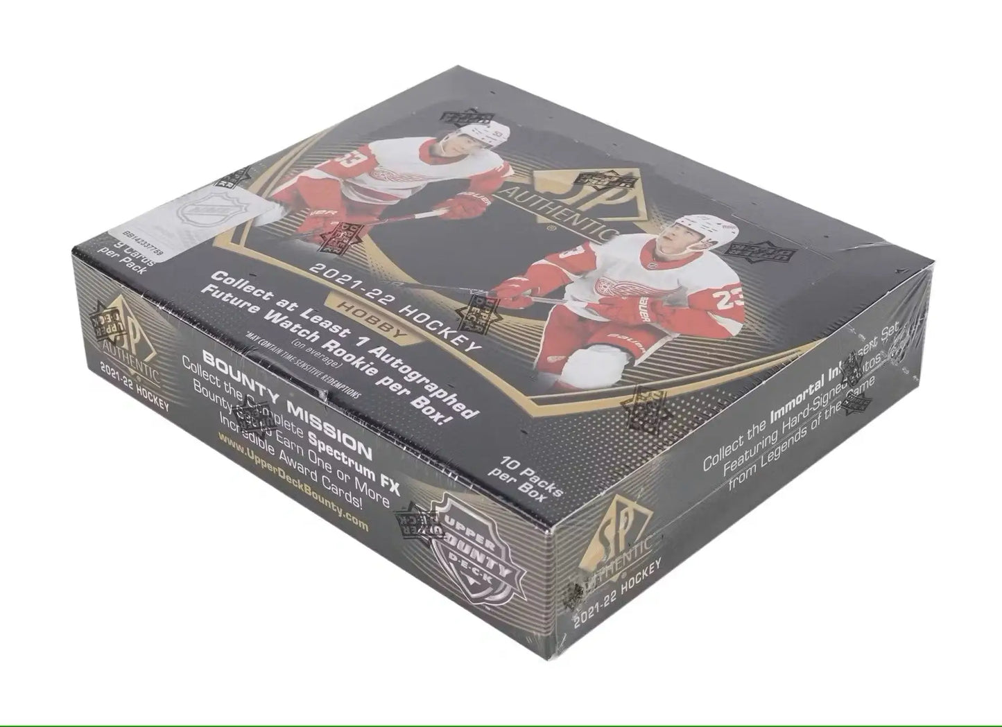 Sealed 2021-22 SP Authentic Hockey hobby box with autographed future watch cards