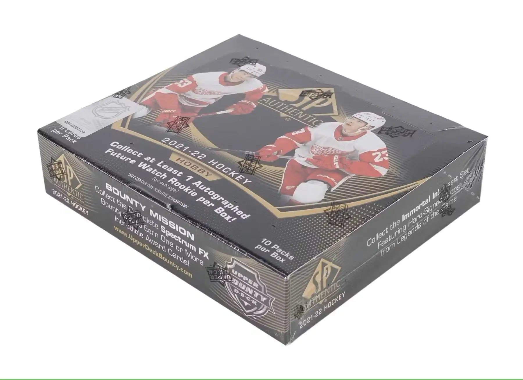 Sealed 2021-22 SP Authentic Hockey hobby box with autographed future watch cards