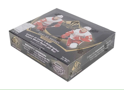 Sealed 2021-22 SP Authentic Hockey hobby box with autographed future watch cards