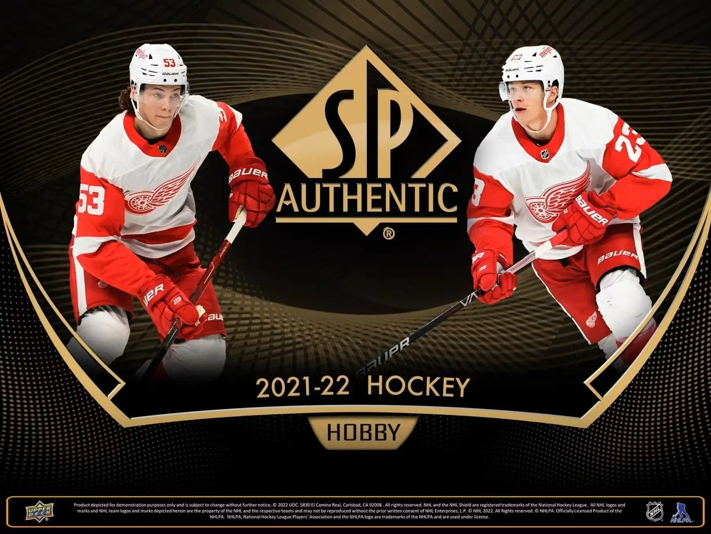 2021-22 SP Authentic hockey card featuring autographed future watch memorabilia