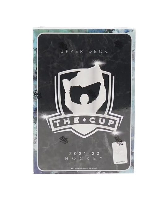 2021-22 Upper Deck The Cup Hockey Hobby Box with base set auto patch foil auto cards