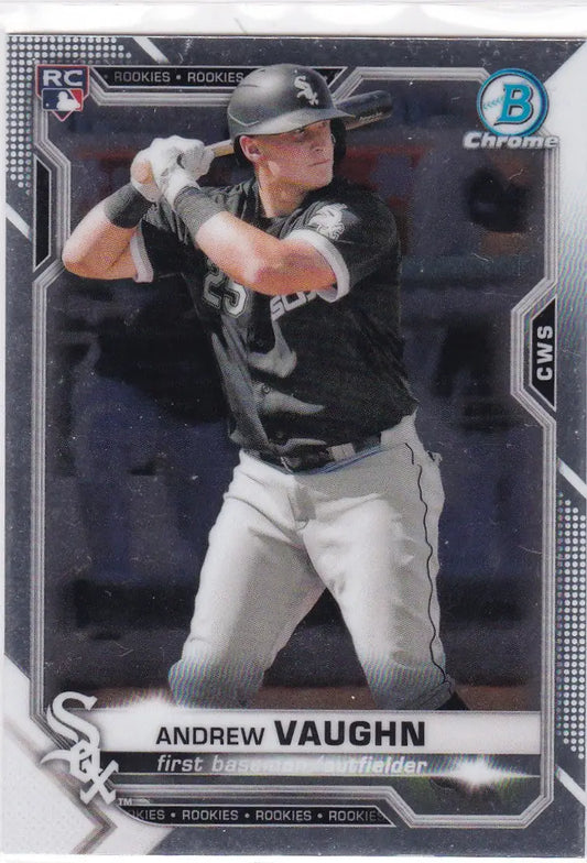 2021 Bowman Chrome Andrew Vaughn RC baseball card Chicago White Sox vaughn rc chicago
