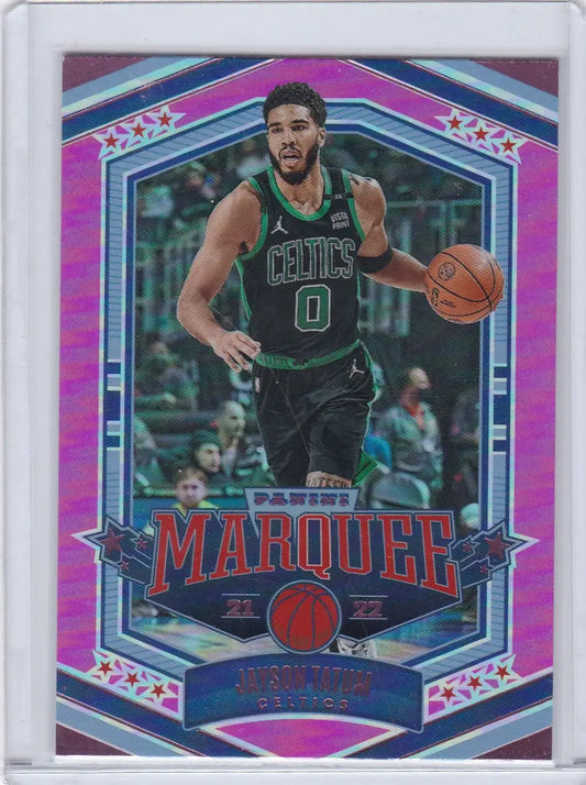 2021 CHRONICALS MARQUEE #358 JAYSON TATUM PINK- BOSTON CELTICS - Trading Card