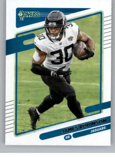 James Robinson football card 2021 Donruss #132 NM-MT Jaguars with original gloss quality