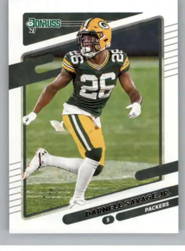 Darnell Savage Jr. football card 2021 Donruss #161 original gloss NM-MT Packers