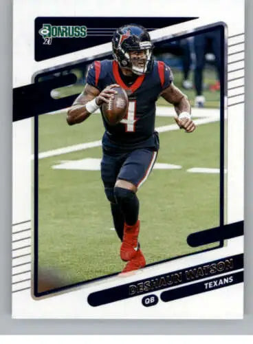 Deshaun Watson football card 2021 Donruss #163 NM-MT original gloss Simply Sandoval