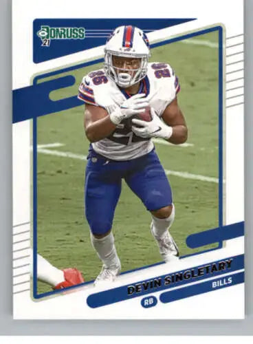 Devin Singletary football card 2021 Donruss #227 NM-MT original gloss for collectors