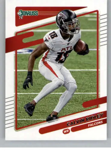 Calvin Ridley football card 2021 Donruss #234 with original gloss by Simply Sandoval