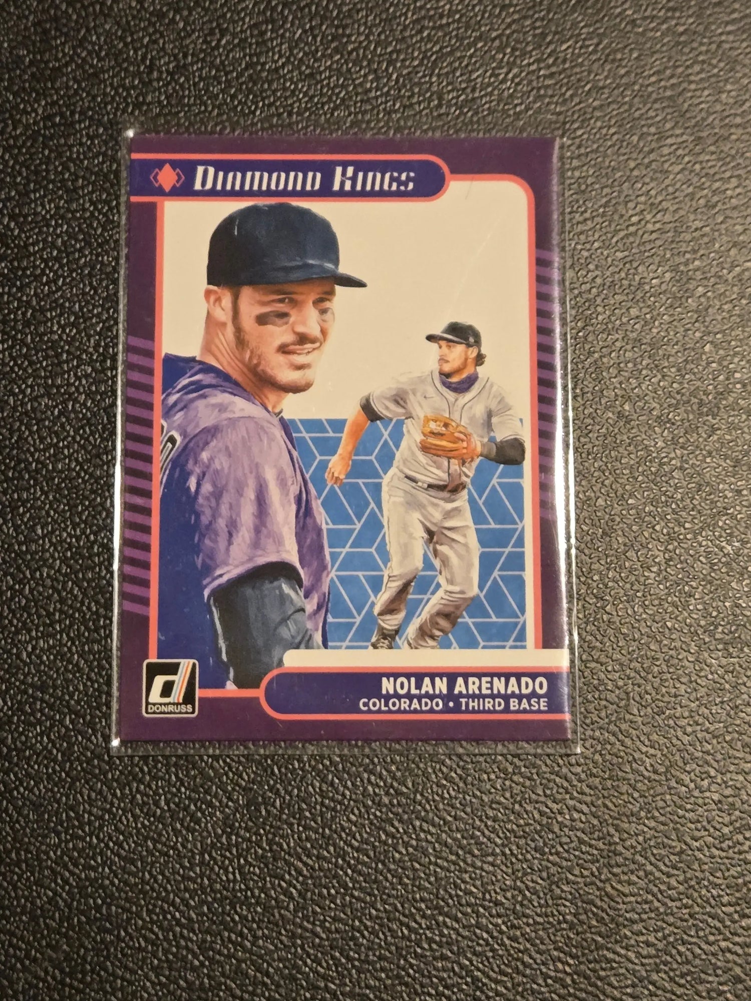 Baseball trading card featuring Nolan Arenado from 2021 Donruss #29 collection