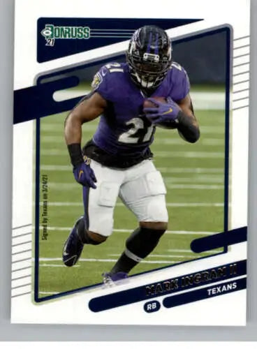 2021 Donruss #38 Mark Ingram II NM-MT Texans original gloss football card for sale