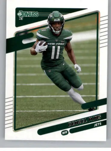 2021 Donruss #39 Denzel Mims NM-MT NY Jets original gloss football card display