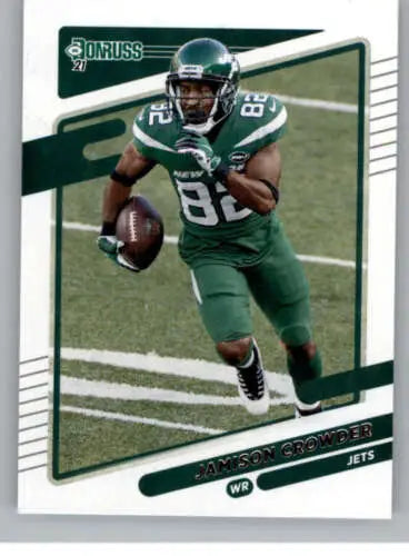 2021 Donruss #40 Jamison Crowder NM-MT NY Jets football card with original gloss