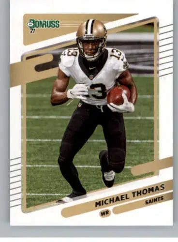 2021 Donruss #96 Michael Thomas NM-MT football card with original gloss by Simply Sandoval