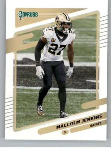 Malcolm Jenkins 2021 Donruss #98 NM-MT football card with original gloss finish