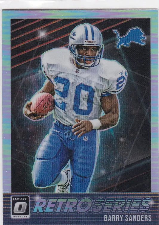 2021 Donruss Optic #RS-BS Barry Sanders Retro Series Detroit Lions