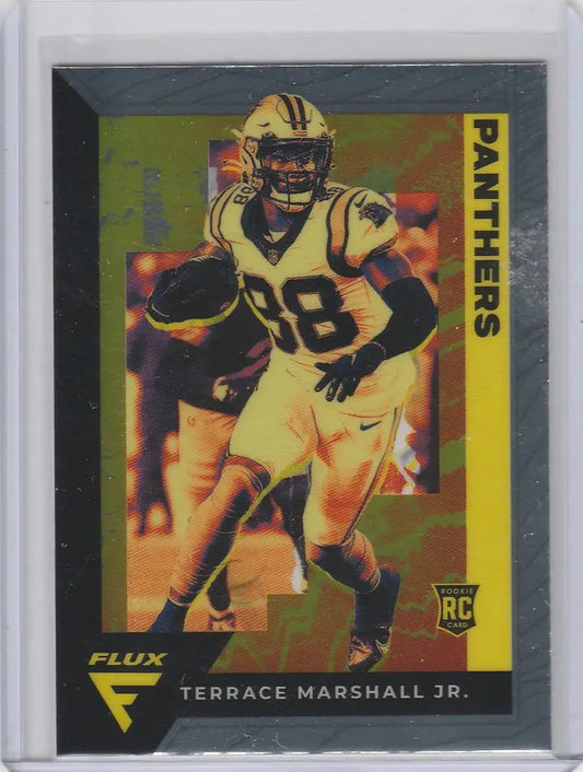 Football trading card of Terrance Marshall, Carolina Panthers, from Panini Chronicles Flux