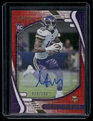 2021 Panini Absolute Football Ihmir Smith-Marsette #140 Red RC 029/100 Football - Trading Card