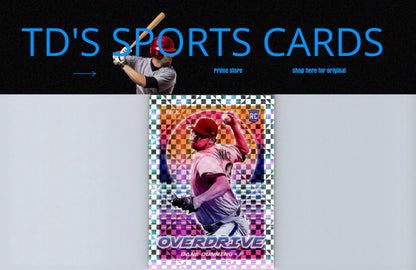 Baseball trading card of Dane Dunning Overdrive Building Blocks from 2021 Panini Chronicles