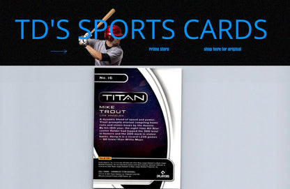 2021 Panini Chronicles Mike Trout Titan baseball card for collectors