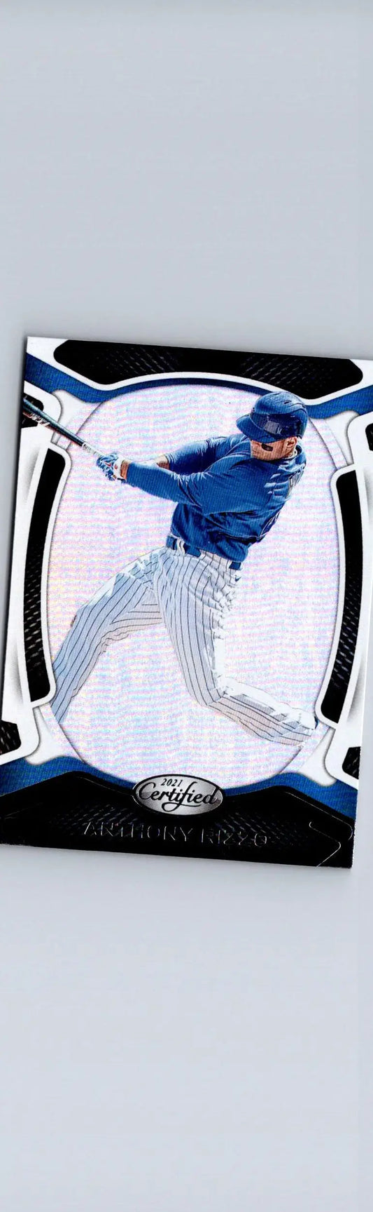 Baseball trading card of Anthony Rizzo from 2021 Panini Chronicles Rizzo Certified collection