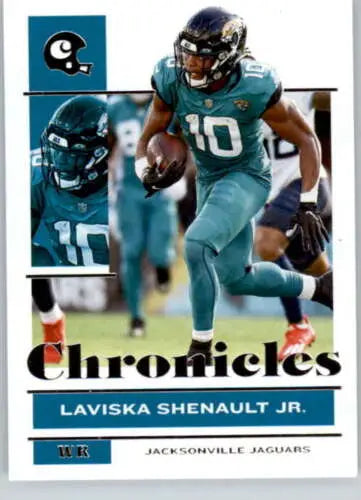 Laviska Shenault Jr. 2021 Panini Chronicles football card with original gloss finish