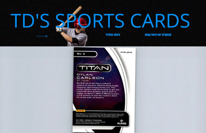 Dylan Carlson baseball card from 2021 Panini Chronicles Titan Building Blocks collection