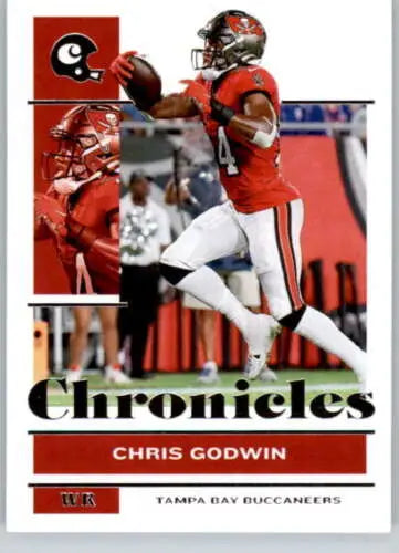 Chris Godwin football card from 2021 Panini Chronicles with original gloss finish