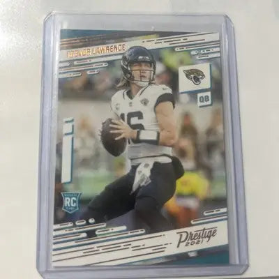Trevor Lawrence rookie card from Panini Chronicles Prestige 2021 Jaguars G29