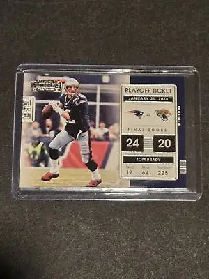 Panini Contenders Tom Brady playoff ticket trading card 2021 Panini Contenders series